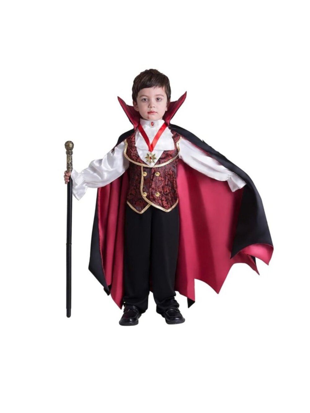 Spooktacular Creations Deluxe Kids Gothic Vampire Costume - 5pc Set